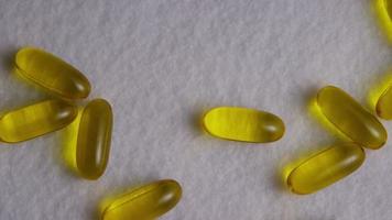 Rotating stock footage shot of vitamins and pills - VITAMINS 0058 video