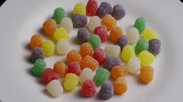 roterend schot van suikergoed - candy gumdrops 024