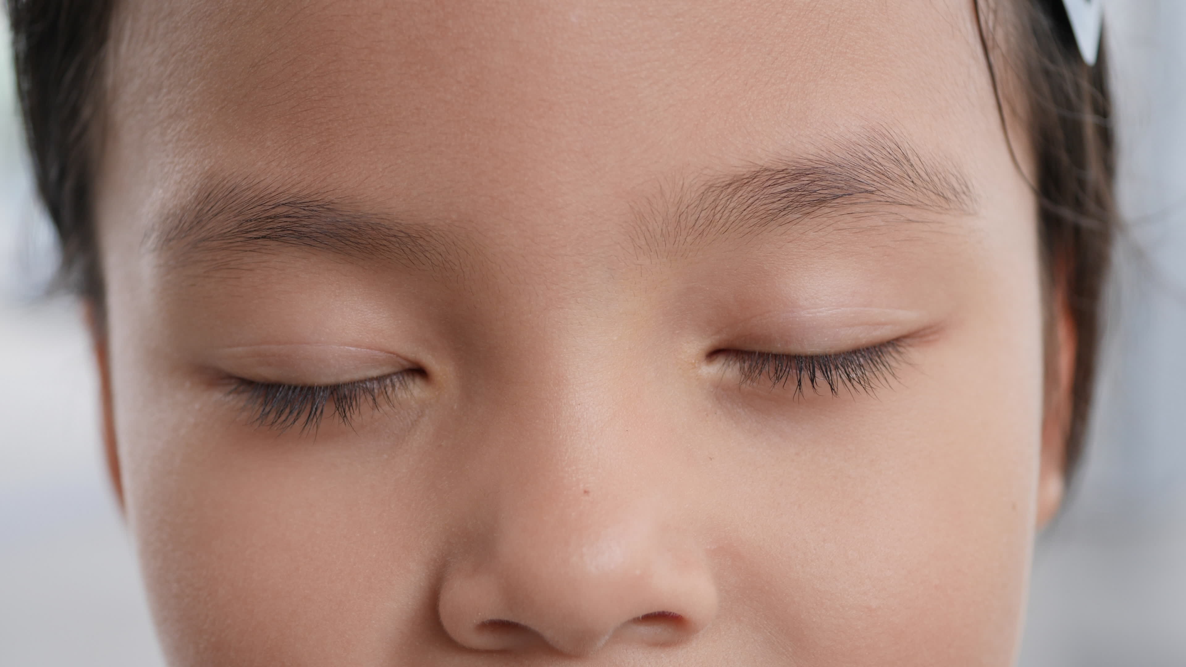 Closing Eyes Stock Video Footage for Free Download