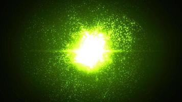 Abstract Light Particles Glowing Background