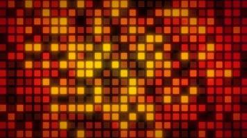 abstracte gloeiende patronen mozaïek achtergrond video