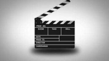 Action Film Clapper Board Hintergrund video