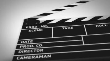 Action Film Clapper Board Hintergrund video
