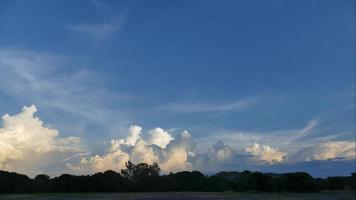 Zeitraffer der Wolkenlandschaft. video