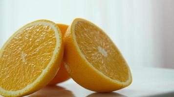 Sliced fresh orange 