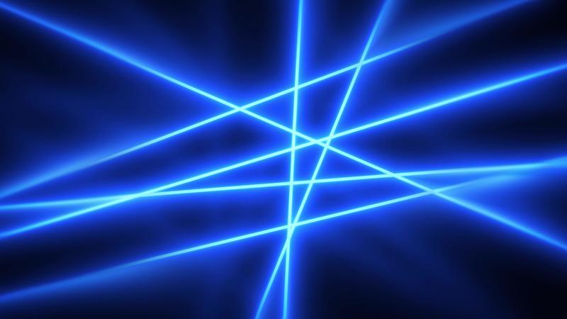 Abstract Laser Light Rays Slow Motion Background