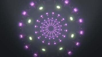 Rotating Glowing Lights video