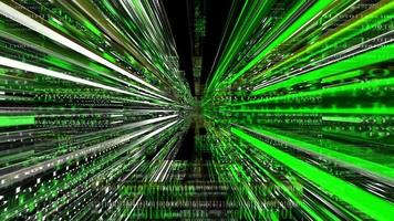 A Futuristic Digital Netcom Data Labyrinth video