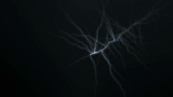 Striking Lightning Bolts Animation video