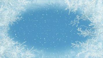 sfondo di animazione paesaggio invernale video