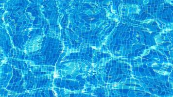 superficie del agua de la piscina video