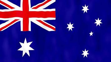 animation du drapeau australien video