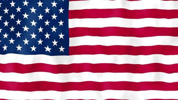 USA Flag Animation video