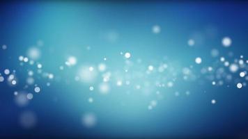 Defocused Blue light reflections loopable bokeh background video