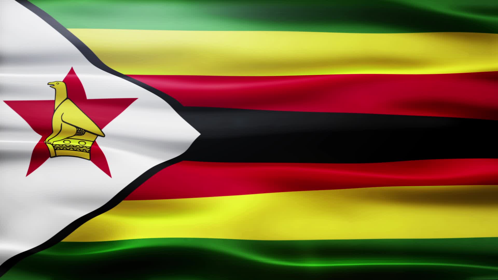 Zimbabwe Flag Stock Video Footage for Free Download