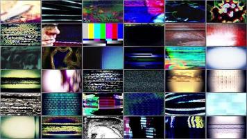 Mal funcionamiento de la pared de video con ruido de TV