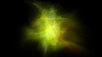 abstrakta gasformiga ljusformer lyser video