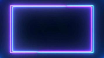 Abstract Light Neon Frame  video
