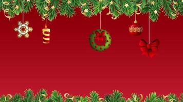 Christmas And New Year Background video