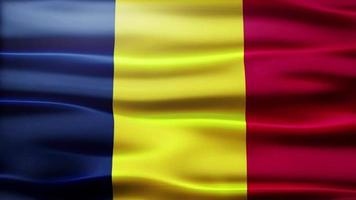 boucle de drapeau tchad video