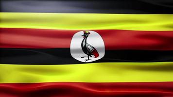 uganda flag loop video