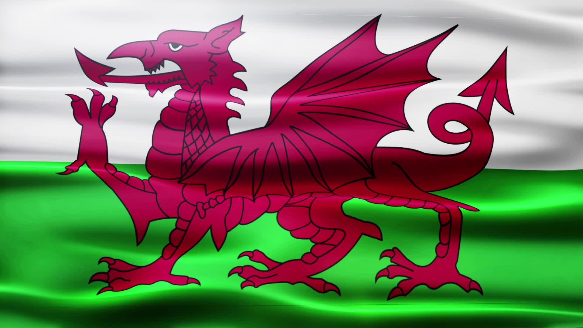 Wales Flag Stock Video Footage for Free Download
