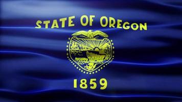 boucle de drapeau oregon video