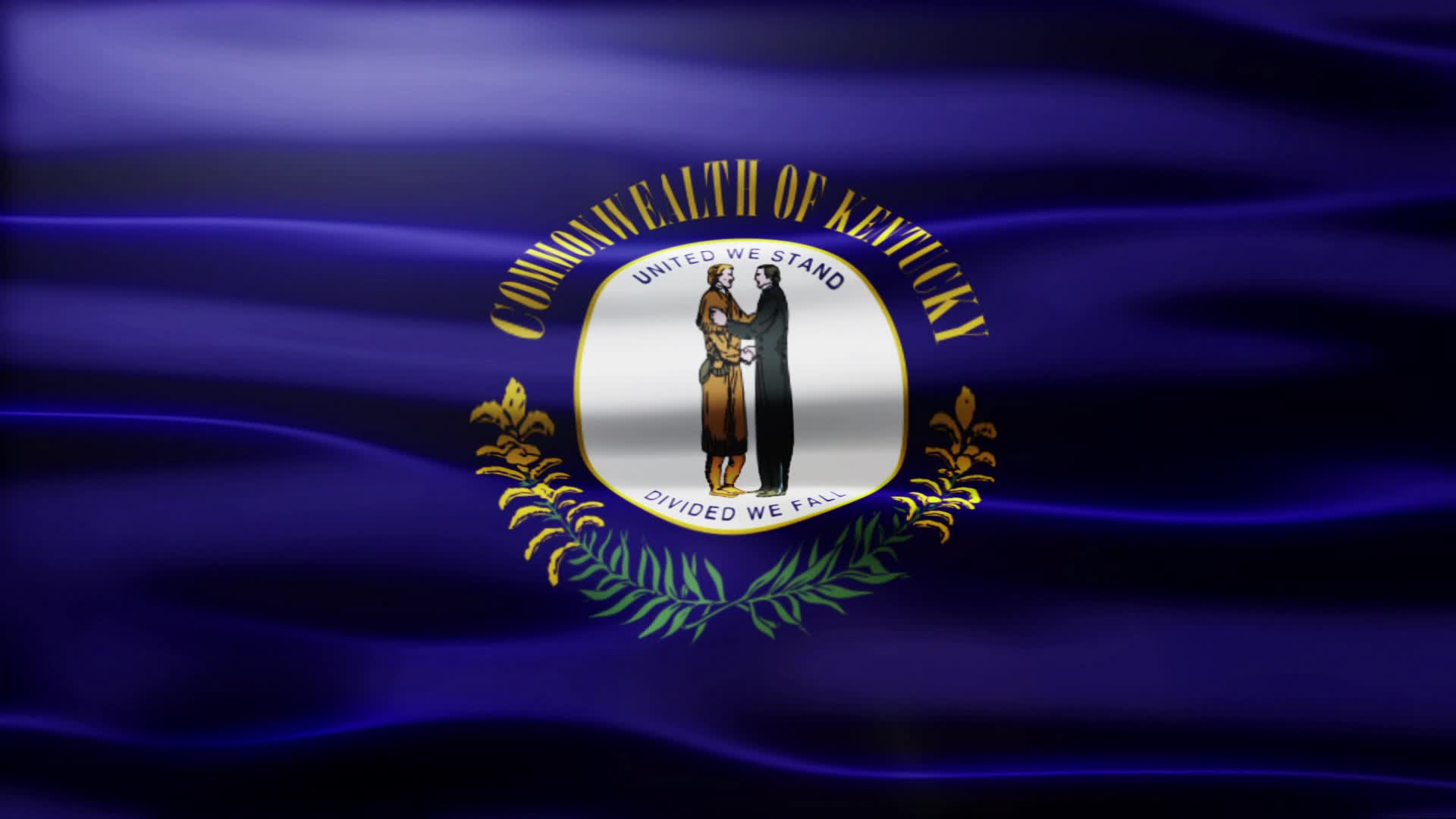 Kentucky Flag Loop 1803709 Stock Video at Vecteezy