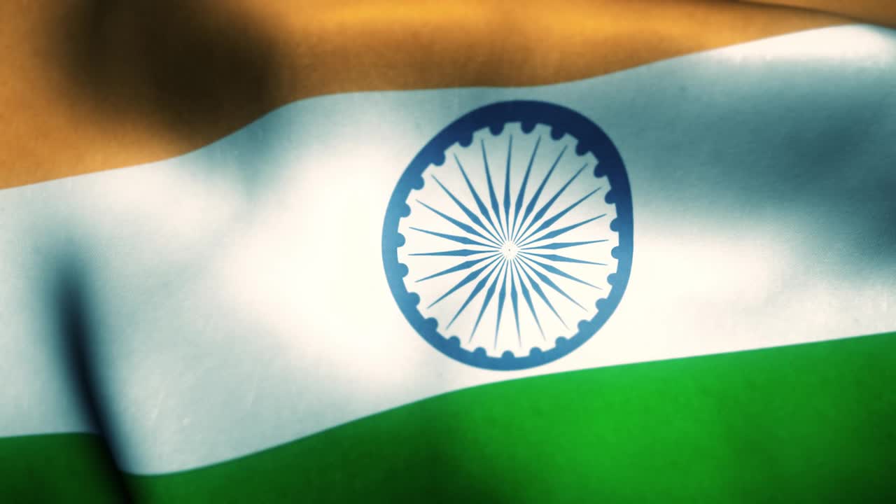 Indian Flag Animation Stock Video Footage for Free Download