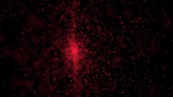 boucle de fond de mouvement de particules rouges 4k