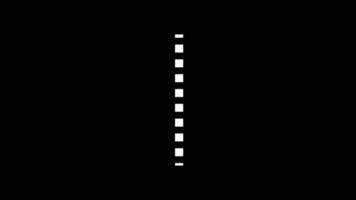 White Dashed Line Moving Animation Video