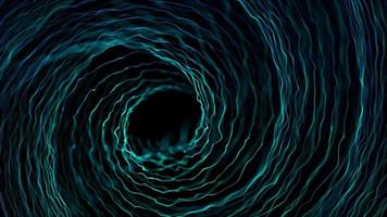 Abstract Strings Displaced Infinite Tunnel 4K Background animation Loop video