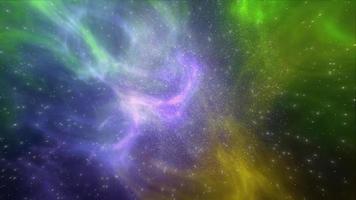 Colorful Nebulas Background  video