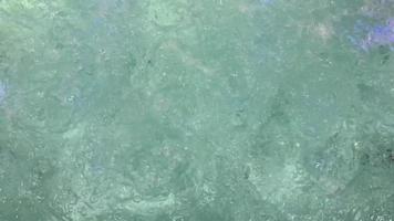 Close up surface of water in the pool video