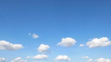 Time lapse on blue sky Little clouds  video