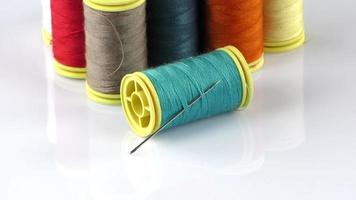 Spool of Thread and Sewing Needle video