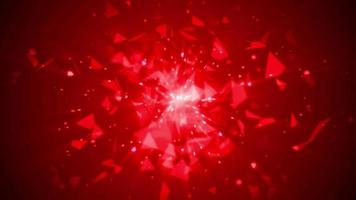 Red Glass Shattering video