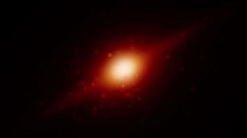particules de bokeh de poussière d'étoile flottante d'or video