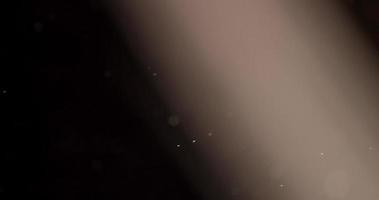 helle weiche Partikel kreuzen langsam die Szene auf beleuchtetem Hintergrund in 4k video