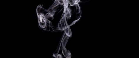 Refined thin lines of white smoke with different focused and blurried focal points in 4K video