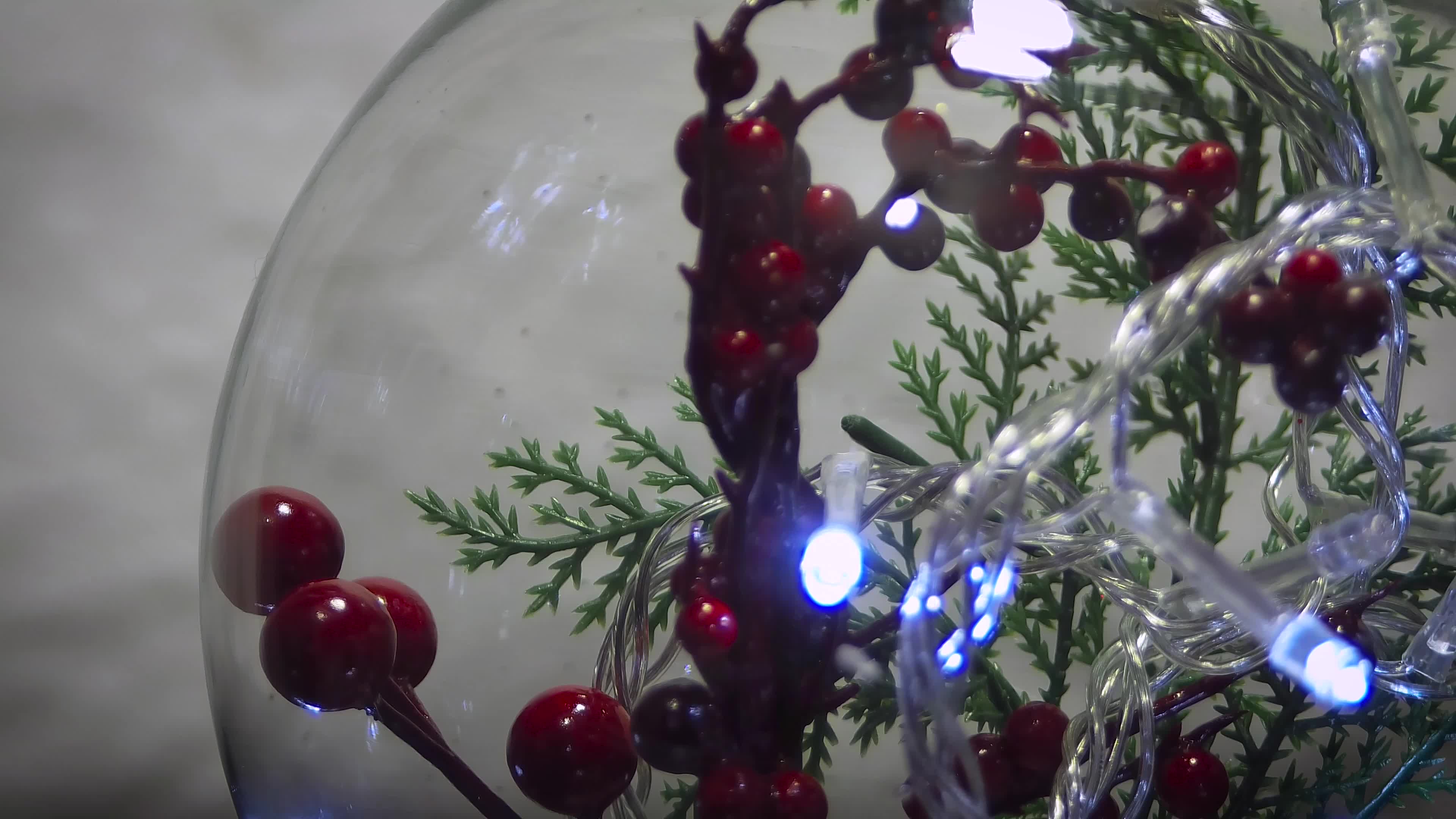 Christmas Decoration And lights In Sphere 1805076 Stock Video at Vecteezy