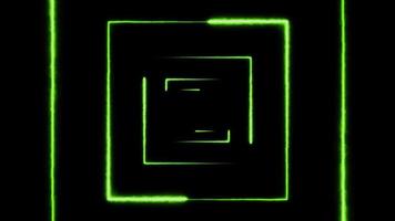 abstrakt digital bakgrund neon labyrint sömlös loop