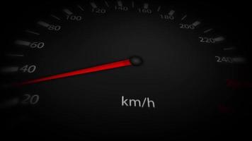 Car Speedometer Pointer High Speed Loop video