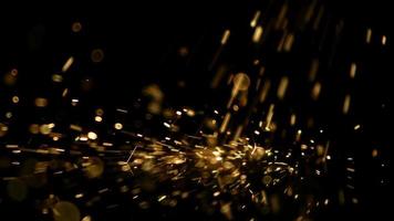 Sparks in ultra slow motion 1,500 fps on a reflective surface - SPARKS PHANTOM 016 video