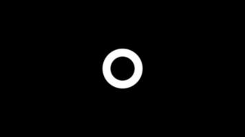 Dynamic In And Out Circles Transition Background video