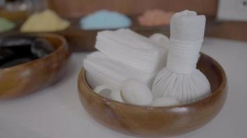 spa-massagedecoratie en lichaamsbehandeling video