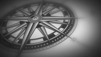 Compass Rose Animation Background Loop video