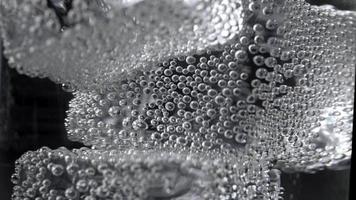 Close-up Cold Bubbly Carbonated Soft Drink with Ice video