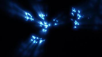 loop de fundo fluido de luz abstrata video