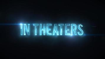 Scifi Movie Trailer In Theaters Text Reveal video